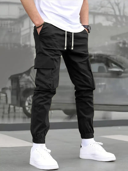 1-counts urban-style simple Men's trendy brand comfortable outdoor commuting cuffed pants, with a European trendy sense, stylish and cool, and multi-functional work pants.