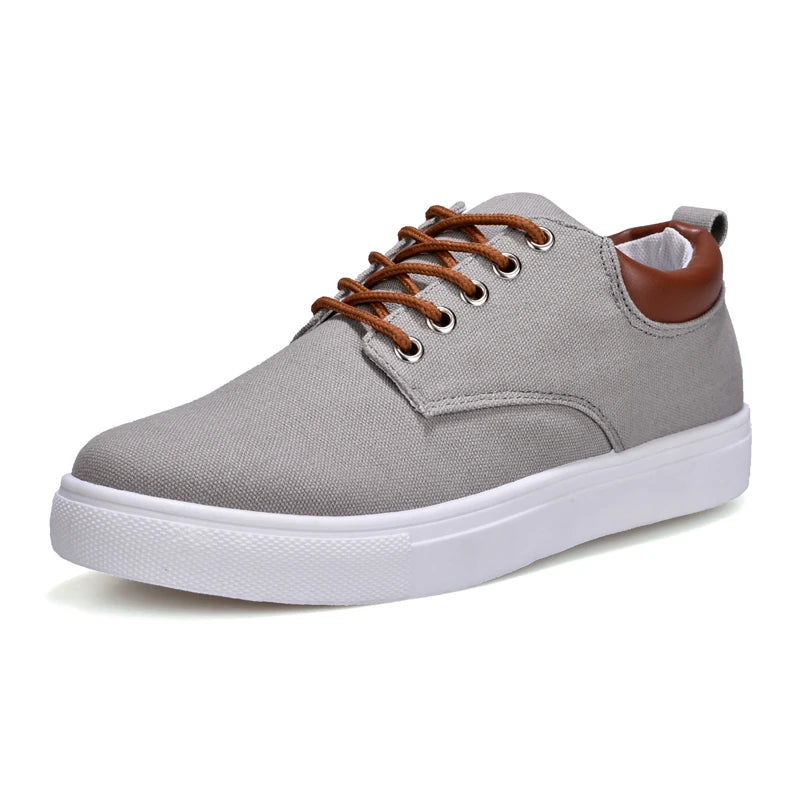 Brand Breathable Male Canvas Sneakers for Men Big Size 46 47 48