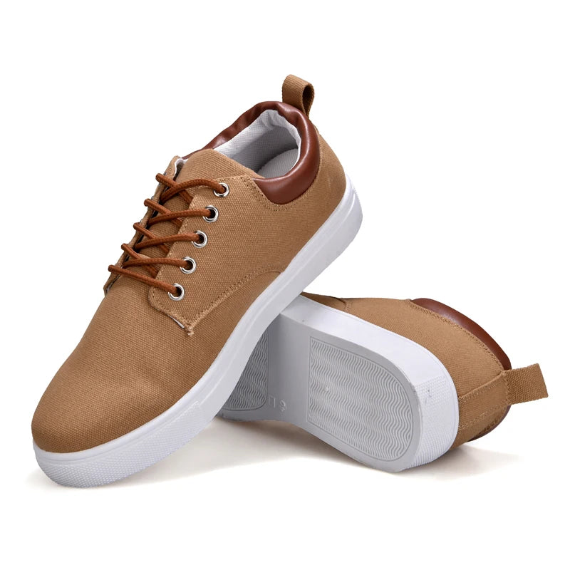 Brand Breathable Male Canvas Sneakers for Men Big Size 46 47 48