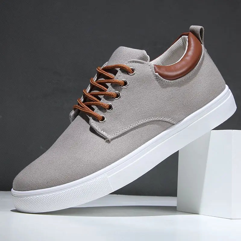 Brand Breathable Male Canvas Sneakers for Men Big Size 46 47 48