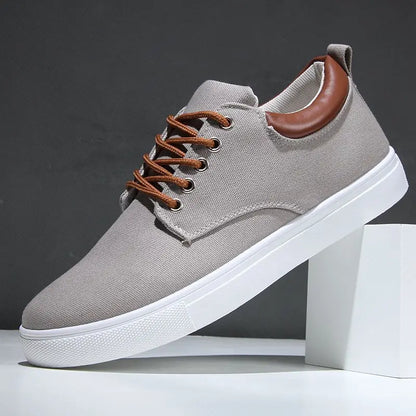 Brand Breathable Male Canvas Sneakers for Men Big Size 46 47 48