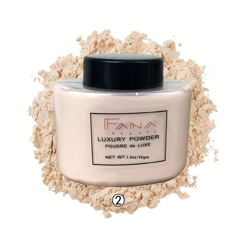 4 Color Luxury Powder for Women Face Foundation Banana Powder Bottle Loose Powder Authentic Oil-Control Beauty Make Up Art Tools