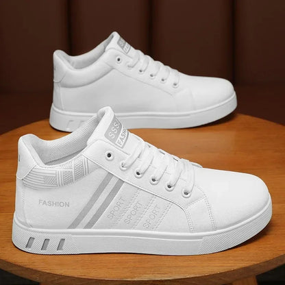 Men's White Breathable Casual Shoes