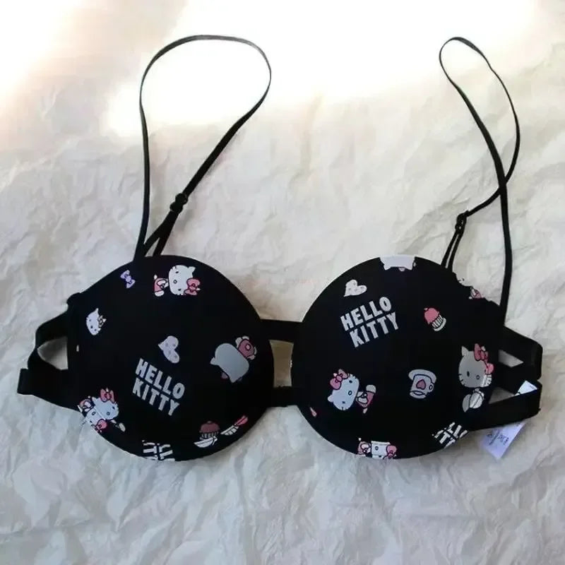 Comic underwear, bra and panties gift for young girls