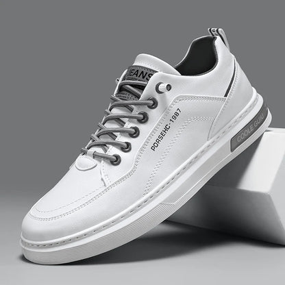 Original Men Casual Shoes Breathable White Sneakers Fashion Driving Walking Tennis Shoes for Male Skate Flats