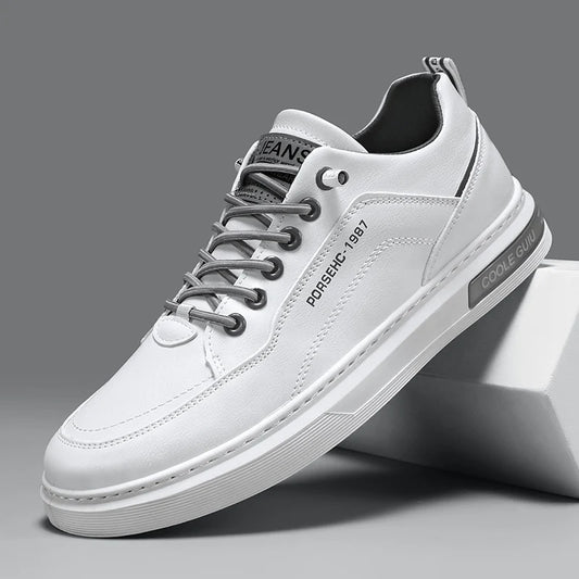 Original Men Casual Shoes Breathable White Sneakers Fashion Driving Walking Tennis Shoes for Male Skate Flats