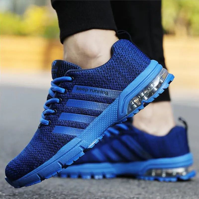 Sneakers Mens Trainers Air Cushion Men Sneakers Leisure Blue Shoes Men Tenis