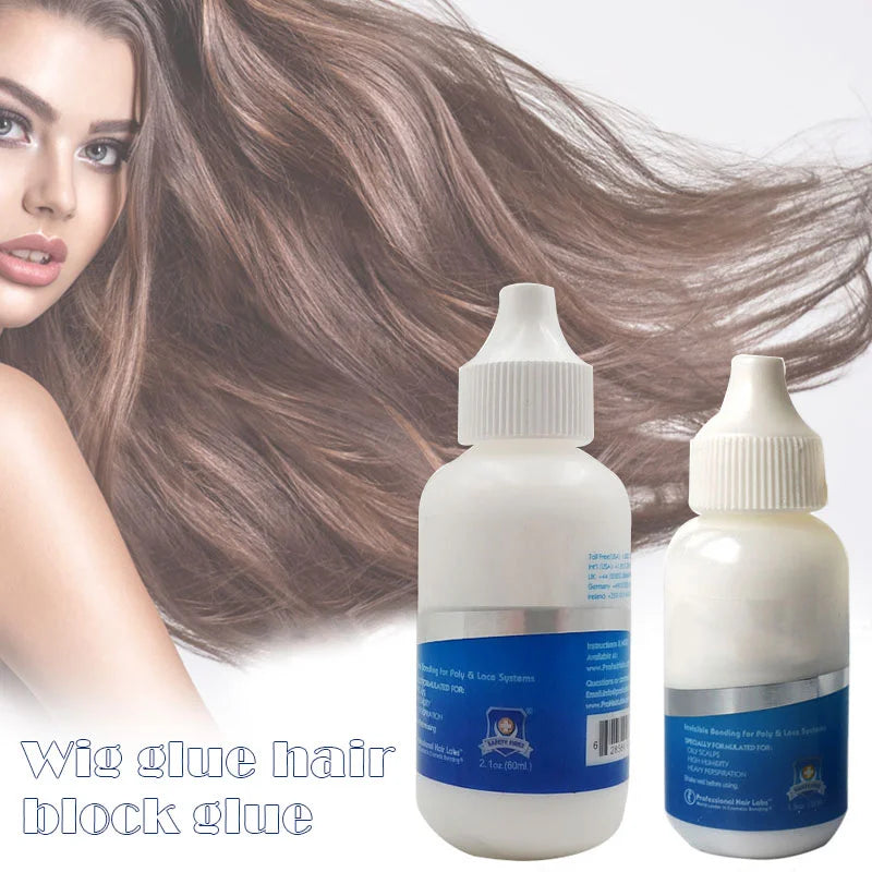 Wig Glue Waterproof Adhesives Katelon Invisible Hair Bonding Glue For Hair Extension + remover for wig 30ml