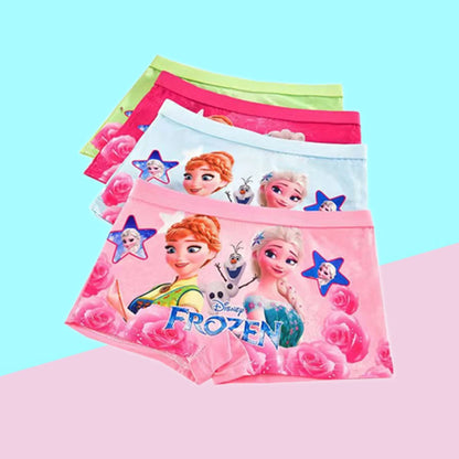 2pcs/Bag New Girl Underwear Anna and Elsa princess Cartoon Children knickers Girl Underpants Kids Panties Panty Briefs 2-7Years