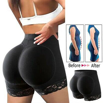 Women's Underwear Fake Buttock Body Shaper Padded Seamless Panties Panty Sexys Hip Enhancer High Waist Tummy Control Short