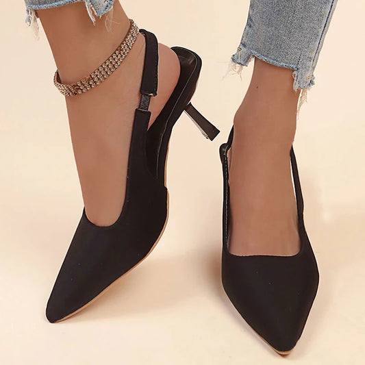 New Autumn Women's Shoes Fashion Women's Pumps Pointed Toe High Heels Shallow Women's Sandals Shoes for Women Zapatos Mujer