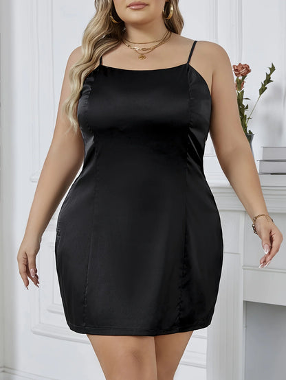 Plus size spring/summer sexy skinny halter dress side waist hollow design sexy charming can be worn outside and matched inside