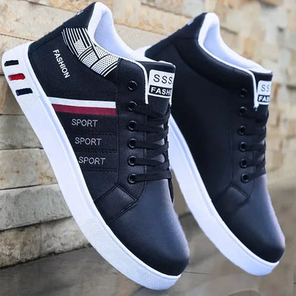 Men's White Breathable Casual Shoes