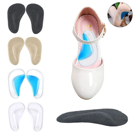 Silicone Orthopedic Insoles Flat Foot Arch Support Insert Pad Corrector Shoe Cushion Gel Valgus Correction Plantar Fasciitis Pad