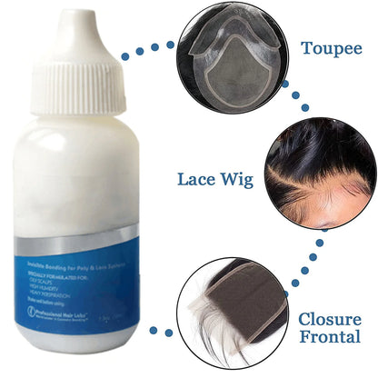 Wig Glue Waterproof Adhesives Katelon Invisible Hair Bonding Glue For Hair Extension + remover for wig 30ml